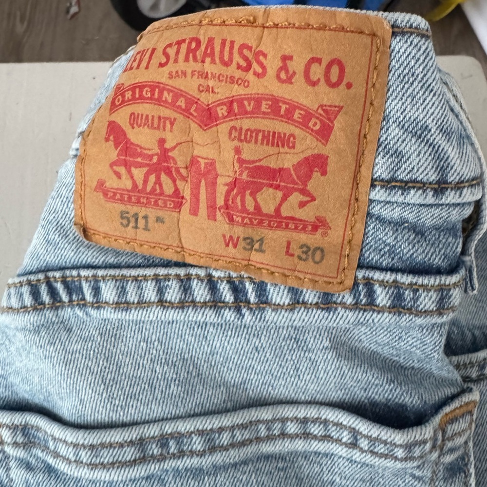 Levi's Men's Denim Blue Slim Jeans